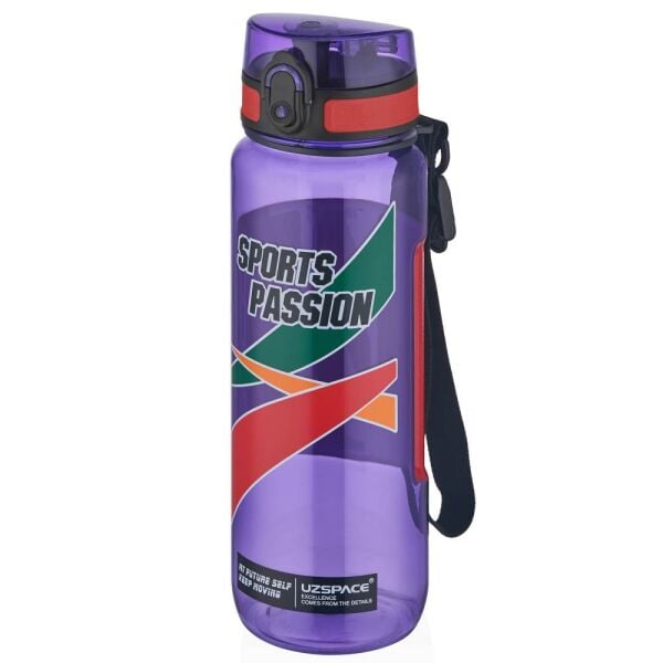Uzspace 6042 Sports 800 ml Mor Tritan Matara