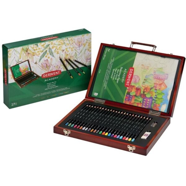 Derwent Kuru Boya Seti 27 Li Set Ahşap Kutu Dw2305950