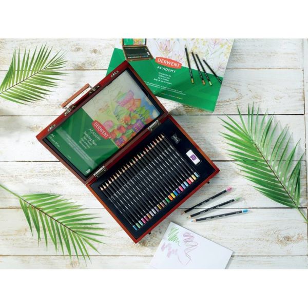 Derwent Kuru Boya Seti 27 Li Set Ahşap Kutu Dw2305950