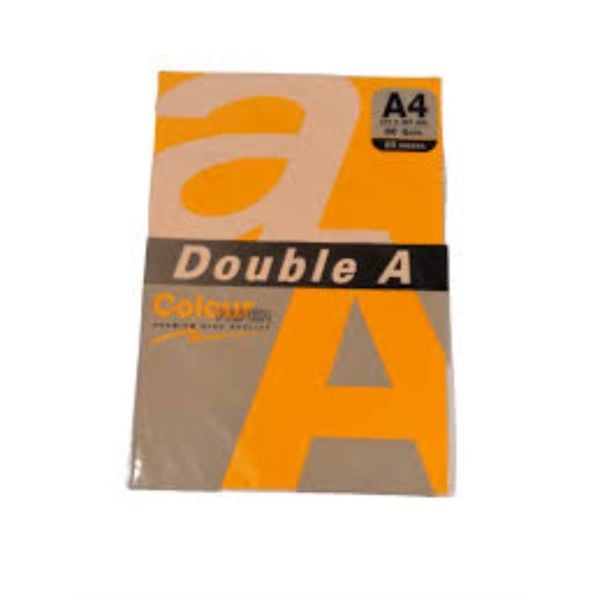 Double A Renkli Fotokopi Kağıdı A4 25 li Neon Turuncu