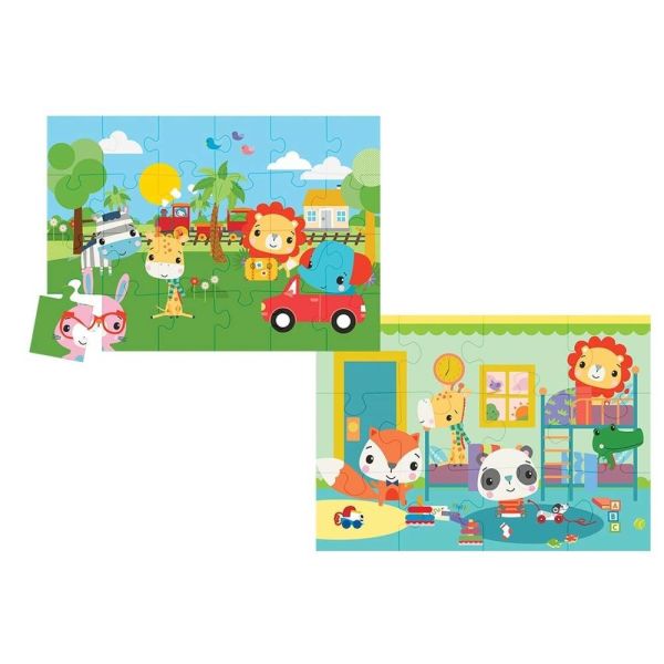 Fisher Price Railway Bedtime 2 in 1 Baby Puzzle 13406