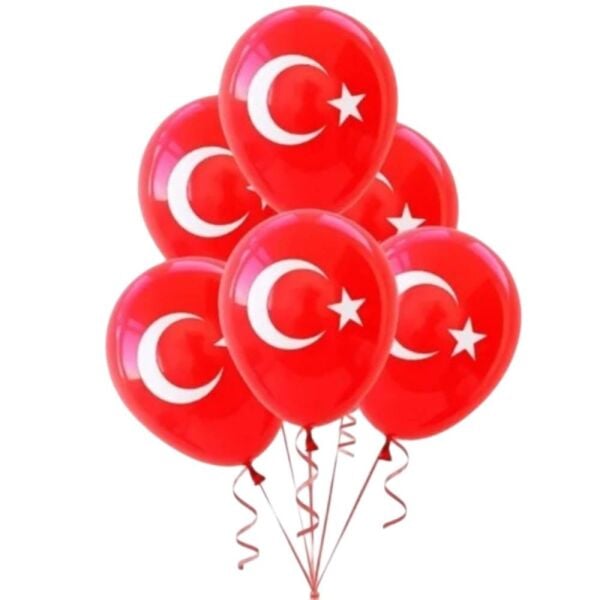 Gemar 8'' 21 cm 100 lü Bayrak Balon