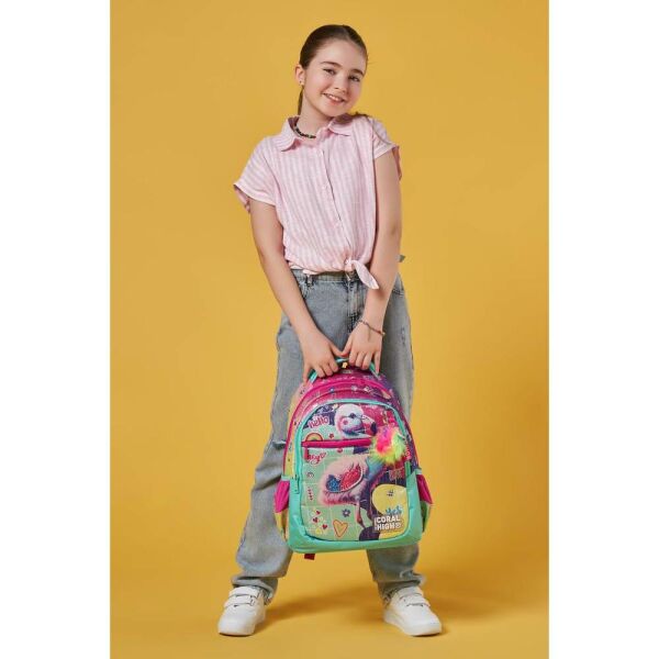 Coral High Simli Flamingo İlkokul Çantası 23647