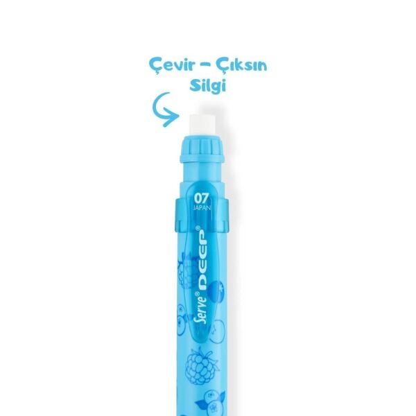 Serve Deep Versatil Kalem Meyve Serisi 07 mm Böğürtlen