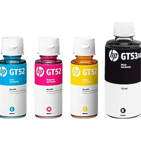 HP 1VV21AE+M0H54A+M0H55A+M0H56A GT53XL+GT52 Mürekkep Takım Seti