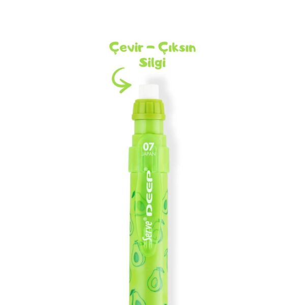 Serve Deep Versatil Kalem Meyve Serisi 07 mm Avakado