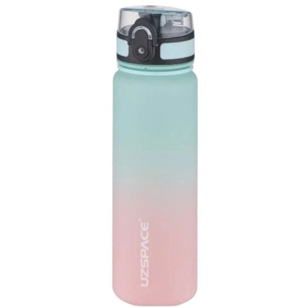 Uzspace 3026-6 Soft Touch 500 ml Pembe Turkuaz Tritan Matara