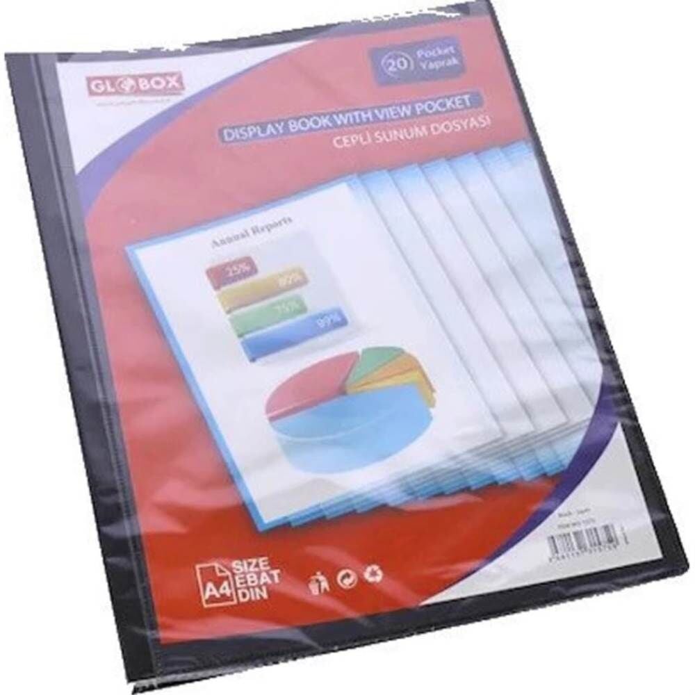 Globox Sunum Dosyası Cepli 40 lı 1605