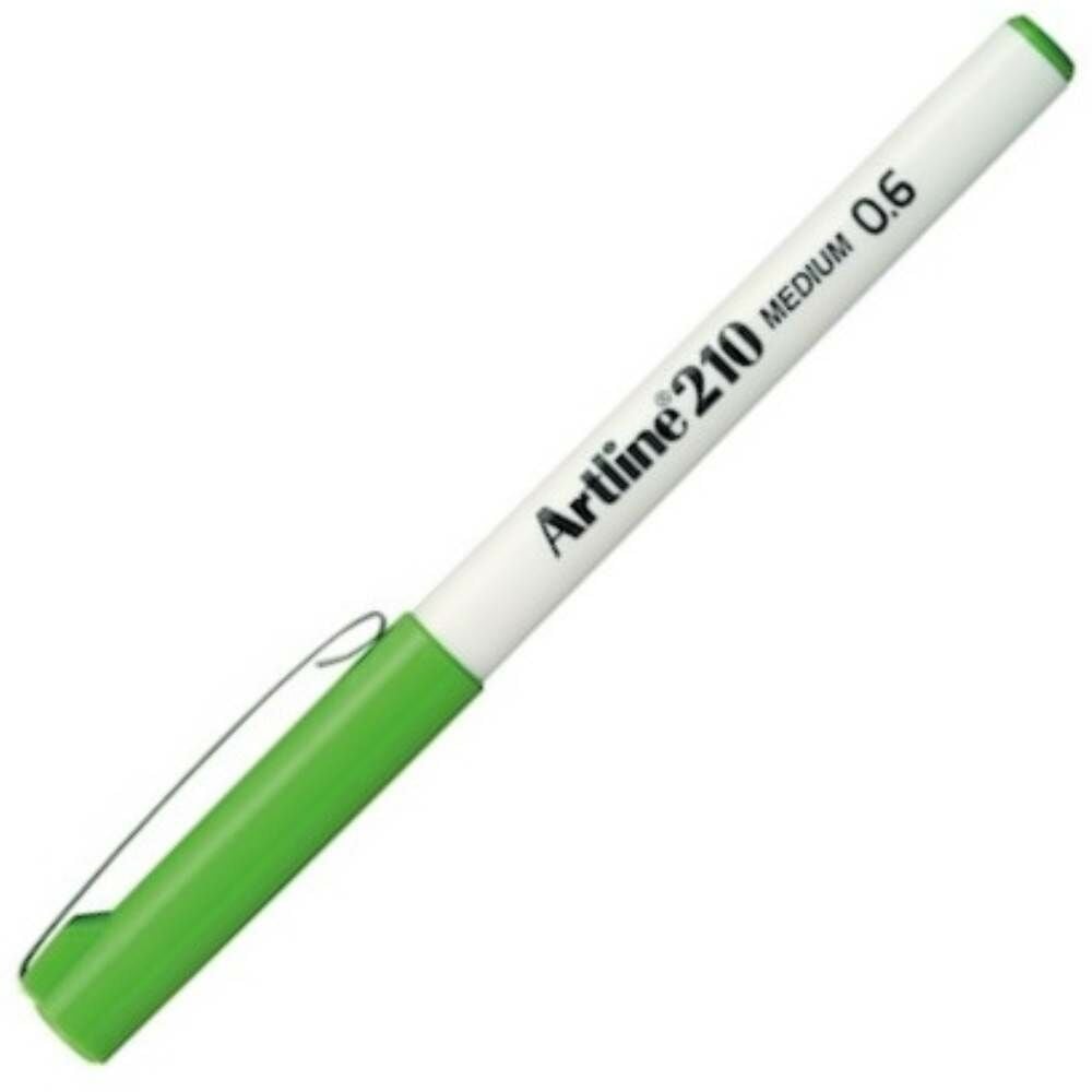 Artline 210N 06 mm Sarımsı Yeşil Keçe Uçlu Yazı Kalemi