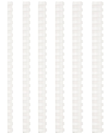 Mapi Spiral Plastik 6Mm Beyaz 100Lü 201 06 00