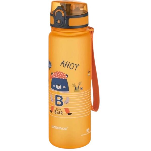 Uzspace Sevimli Hayvanlar Soft Touch 500 ml Tritan Matara 3026 Turuncu