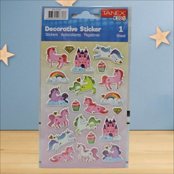 Tanex Sticker Pufy Unicorn Serisi 27220