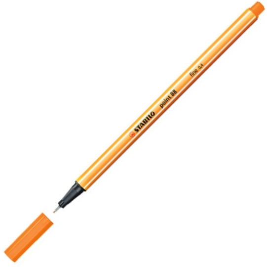 Stabilo Point Fineliner Kalem 04 mm Turuncu 88/54