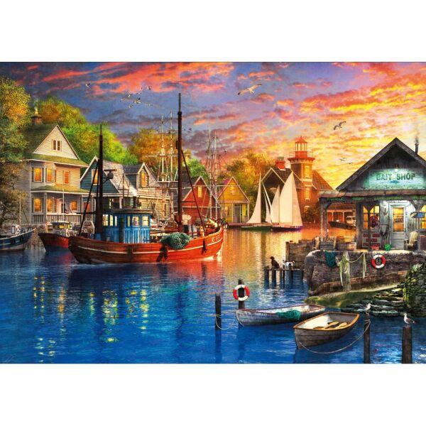 American Harbour Sunset 3000 Parça Puzzle 23023