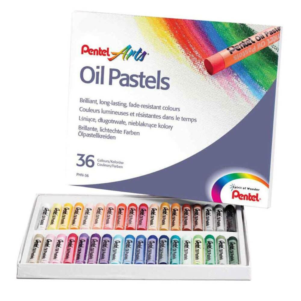 Pentel Pastel Boya Yağlı Phn36 36 Renk Y Phn36