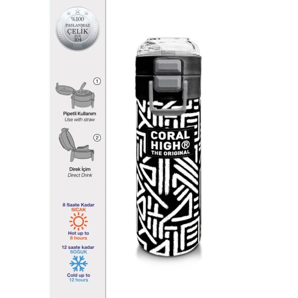 Coral High Çelik Termos Matara 500 ml 31882