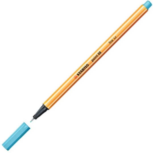 Stabilo Point Fineliner Kalem 04 mm Uçuk Mavi 88/57