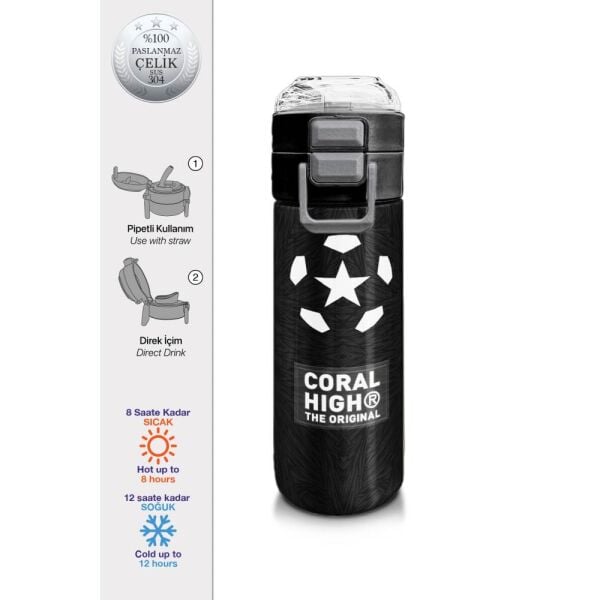 Coral High Çelik Termos Matara 500 ml 31898