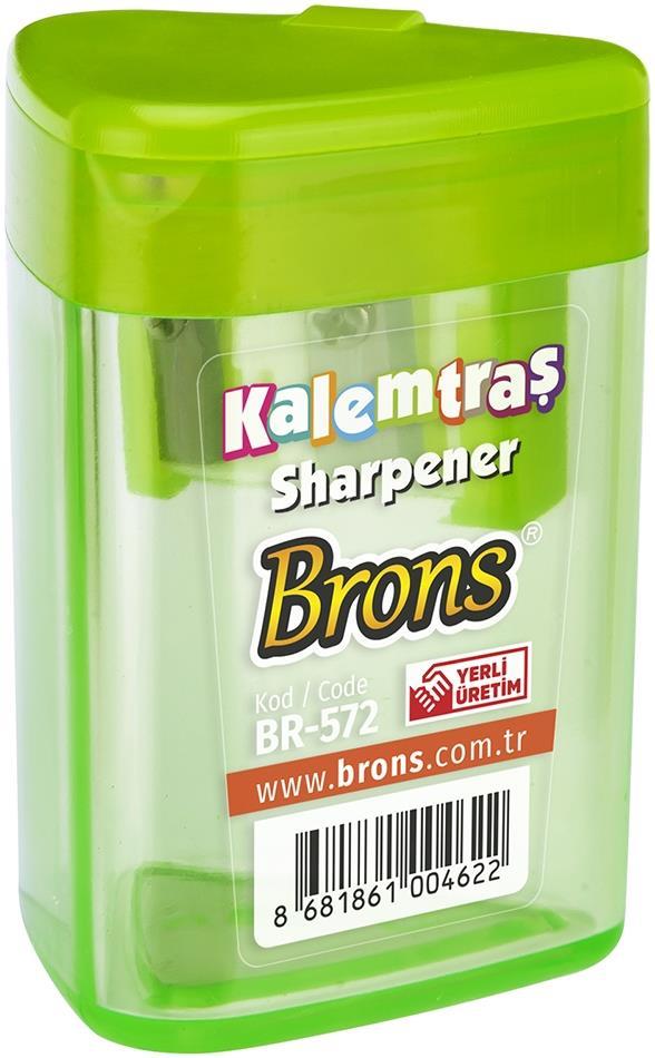 Brons Kalemtraş 2 Delikli Üçgen BR-572