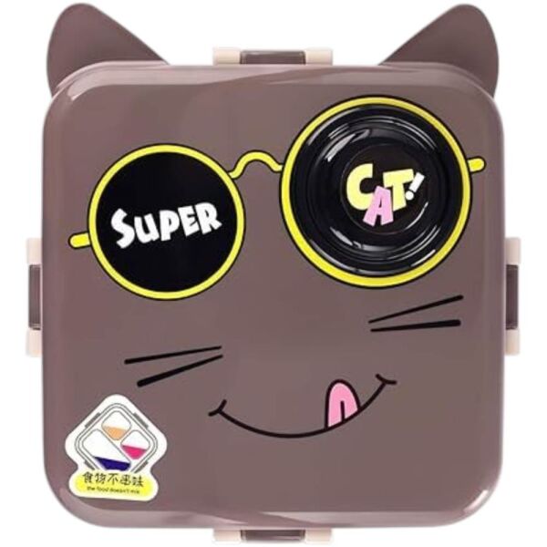 Bubu Lunch Box Çelik Beslenme Kabı Kedi 0072