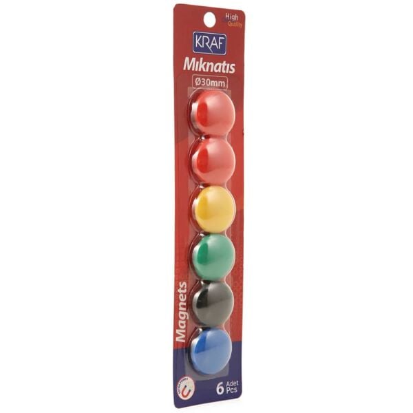 Kraf Mıknatıs Blisterli 30 Mm 6 Lı 503G