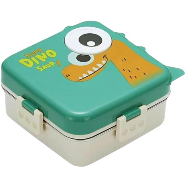 Bubu Lunch Box Çelik Beslenme Kabı Dinozor 0071
