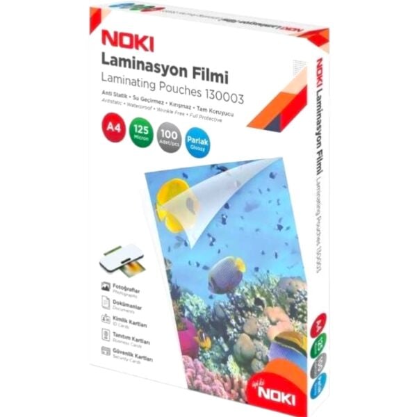 Noki A4 125 Micron Laminasyon Filmi