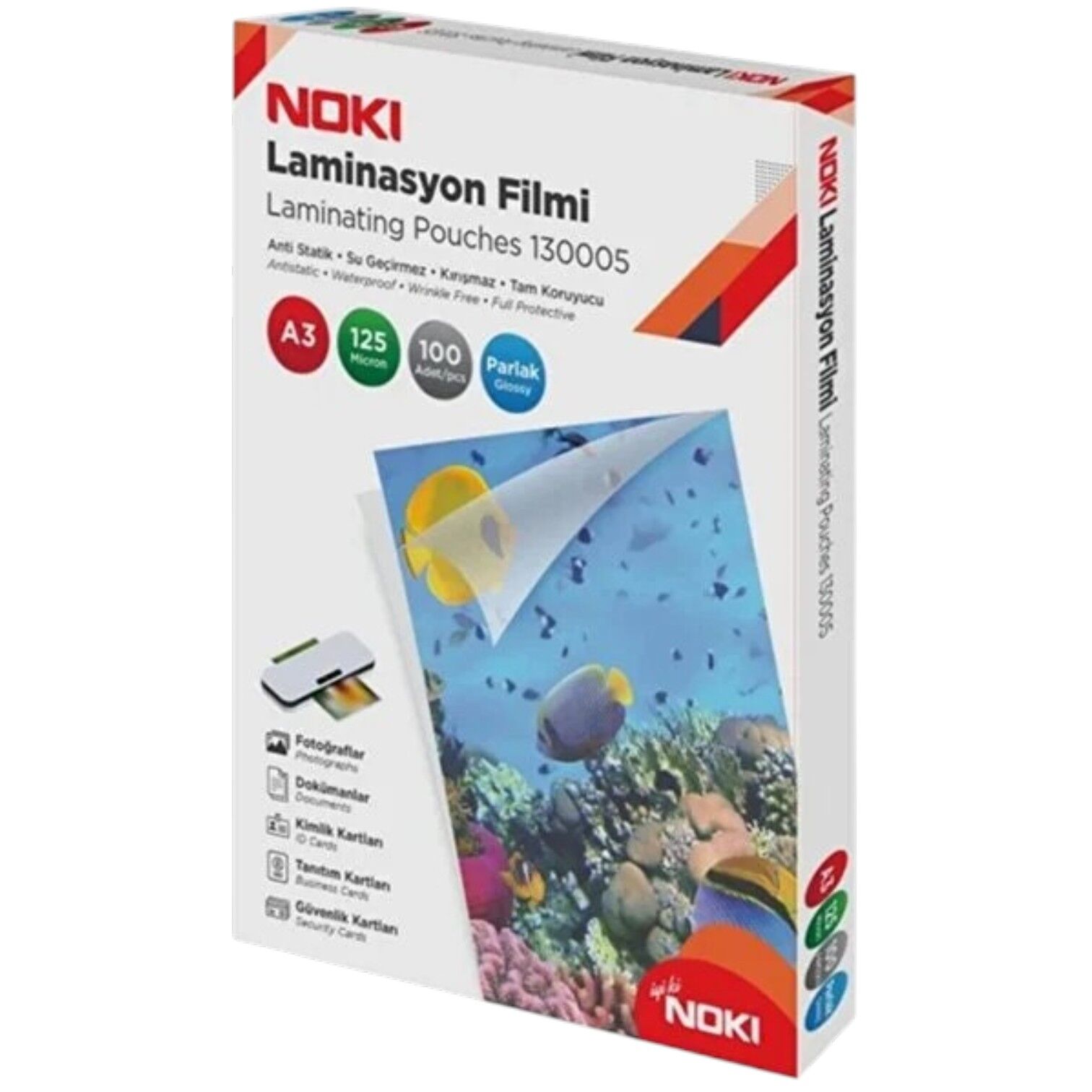 Noki A4 125 Micron Laminasyon Filmi