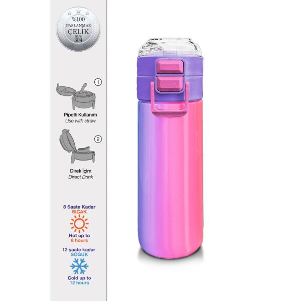 Coral High Çelik Termos Matara 500 ml 31868