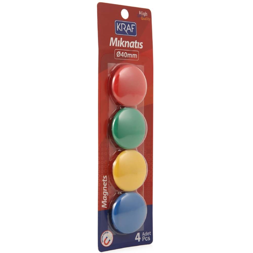 Kraf Mıknatıs Blisterli 40 Mm 4 Lü 504G