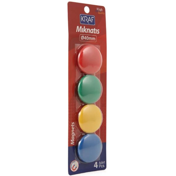 Kraf Mıknatıs Blisterli 40 Mm 4 Lü 504G