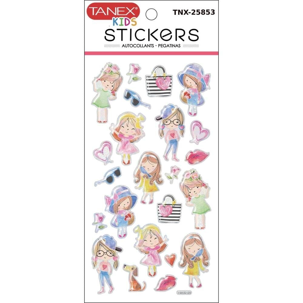 Tanex Pufy Sevimli Kız Serisi Sticker 25853