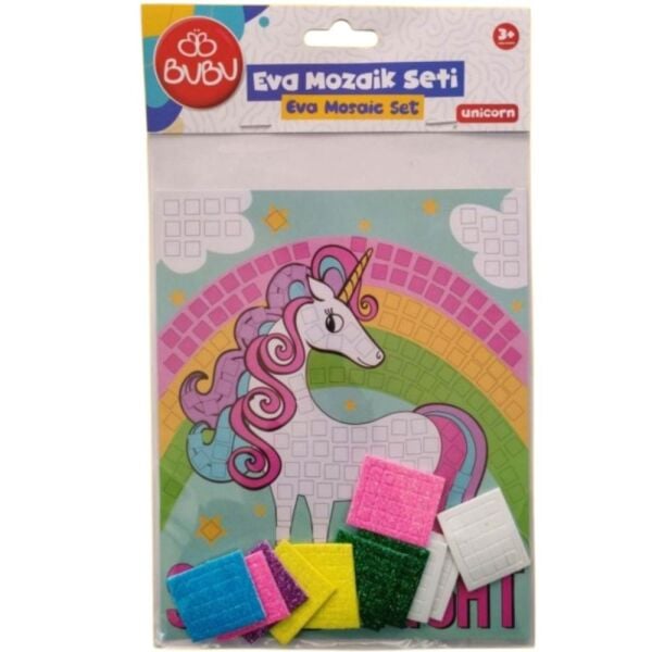 Bubu Eva Mozaik Seti Unicorn