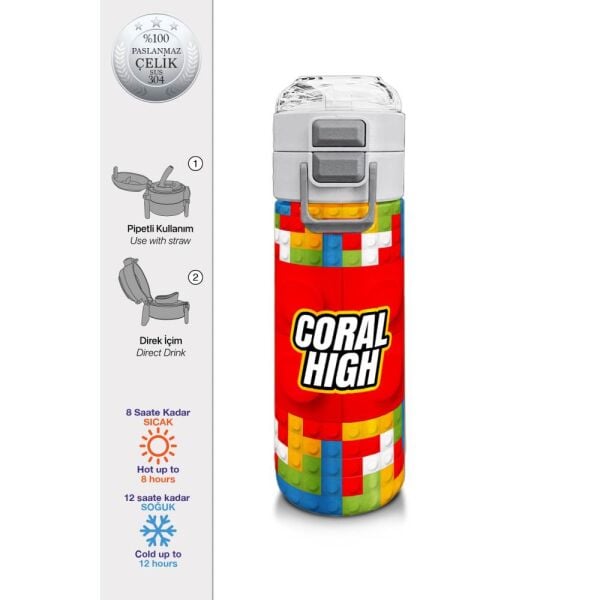 Coral High Çelik Termos Matara 500 ml 31991