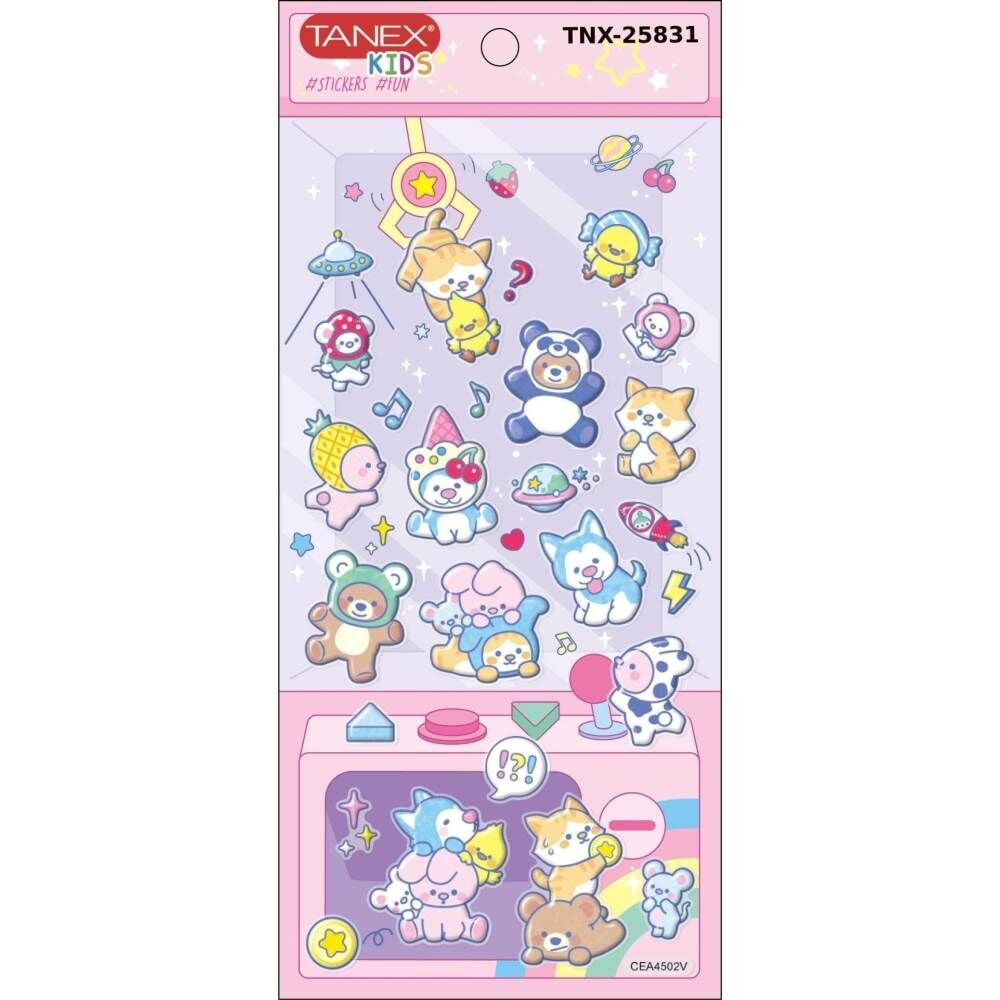 Tanex Pufy Sevimli Canlılar Sticker 25831