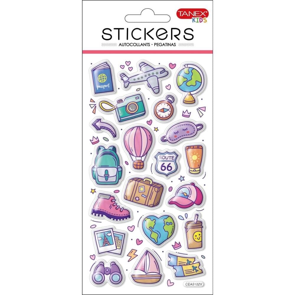 Tanex Pufy Tatil Serisi Sticker 25833