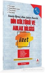 Delta Kültür 8.Sınıf Din Kültürü Özet