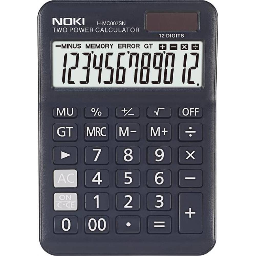 Noki Hesap Makinesi 12 Hane H-Mc007sn Siyah