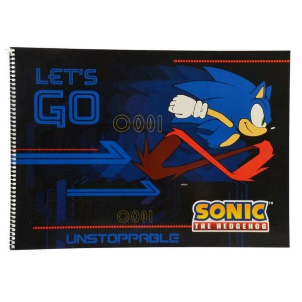 Sonic 24x34 15 Yaprak Spiralli Resim Defteri 570745
