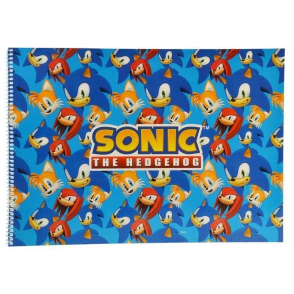 Sonic 24x34 15 Yaprak Spiralli Resim Defteri 570745