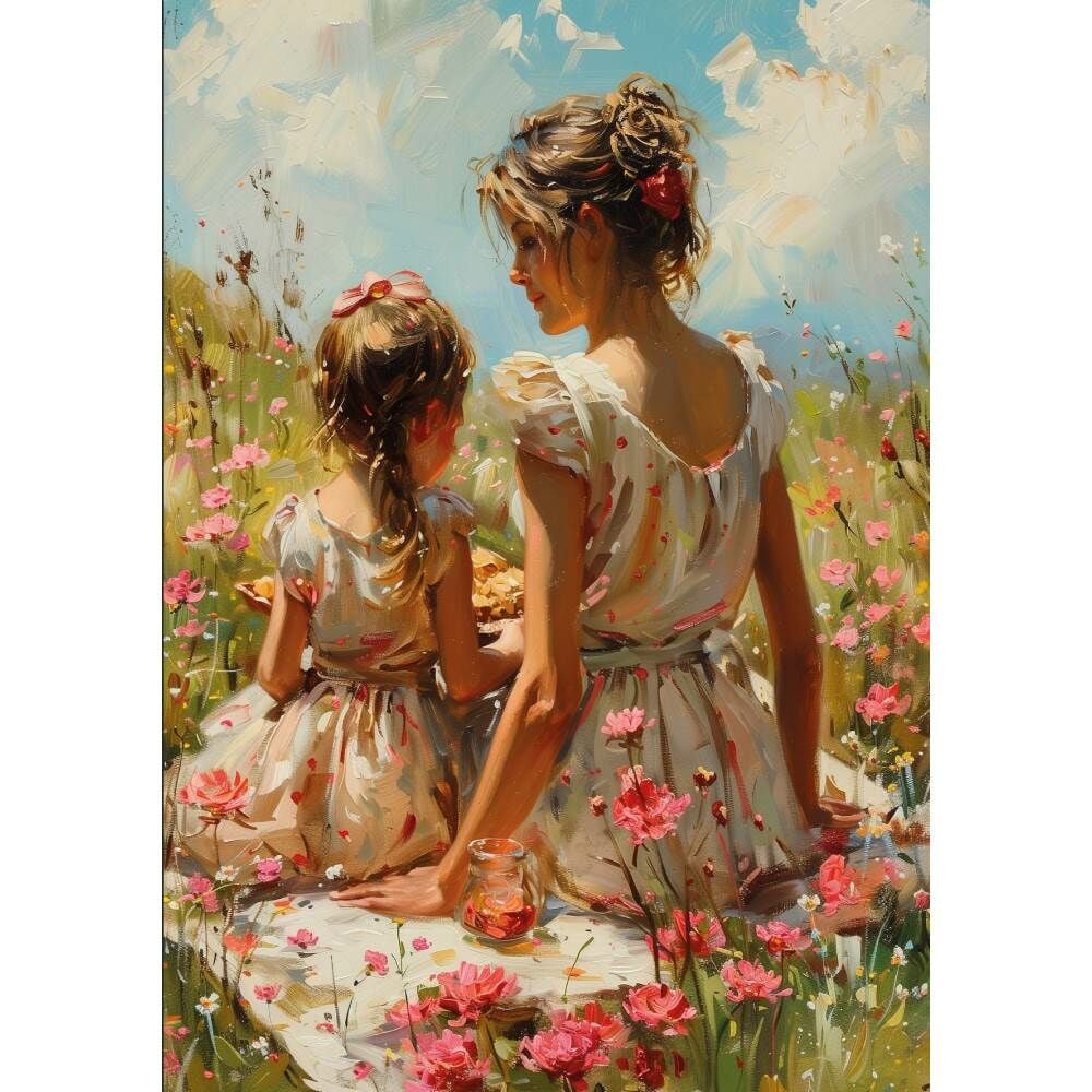 Mother and Daughter 1000 Parça Puzzle 20802