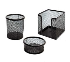 Linea Metal Masa Kalemlik Fileli 3 lü 7858