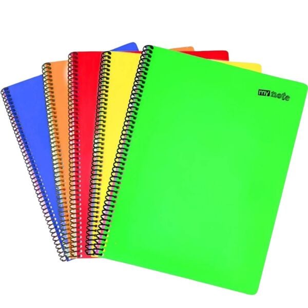 Mynote Flex Neon A4 72 Yaprak Kareli Pp Kapak Spiralli Defter A472-K