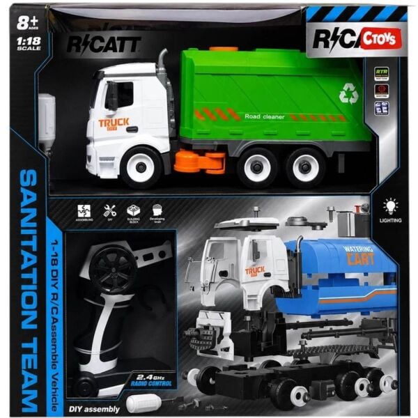 Ctoys YWS982B Uzaktan Kumandalı Şarjlı Çöp Kamyonu