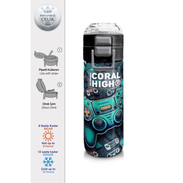 Coral High Çelik Termos Matara 500 ml 31861