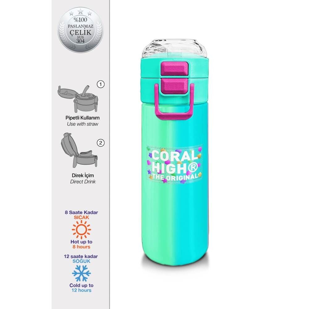 Coral High Çelik Termos Matara 500 ml 31844