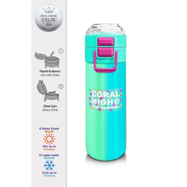 Coral High Çelik Termos Matara 500 ml 31844