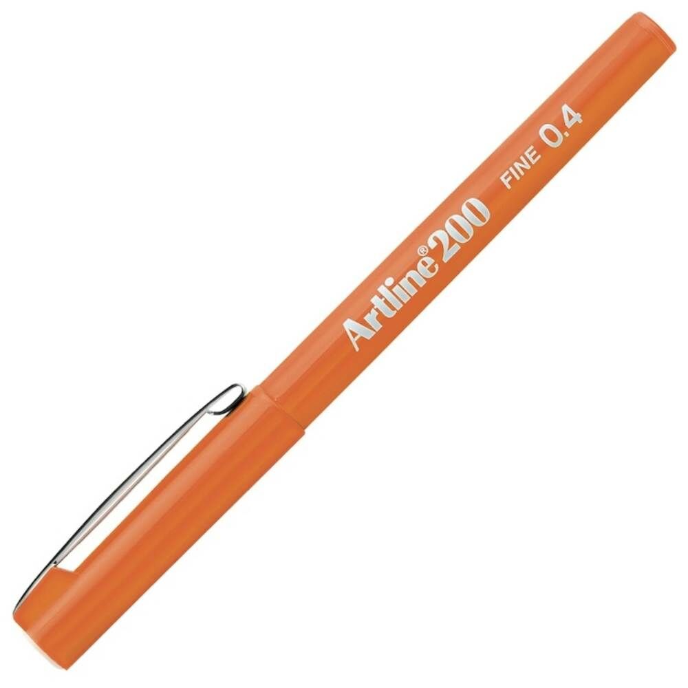 Artline 200N Fineliner Keçe Uçlu Yazı Kalemi 04 mm Turuncu