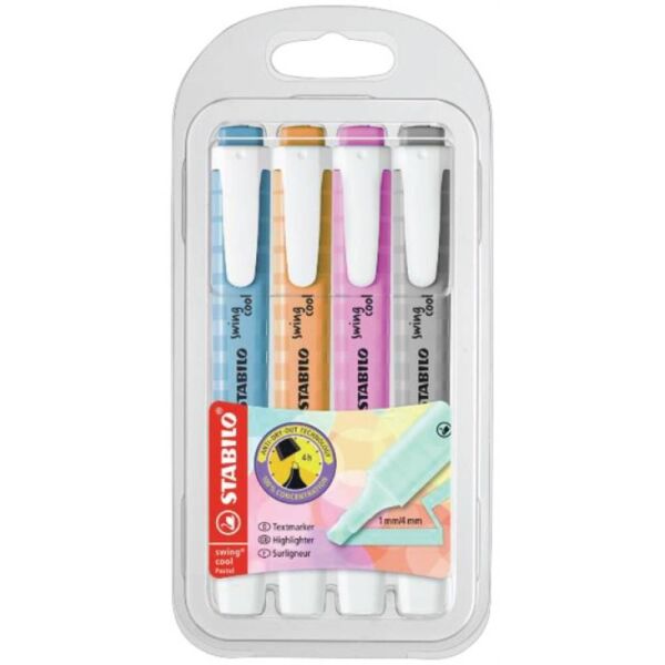 Stabılo Fosforlu Kalem Swıng Cool Pastel Set 4 Lü 275/4-08-2