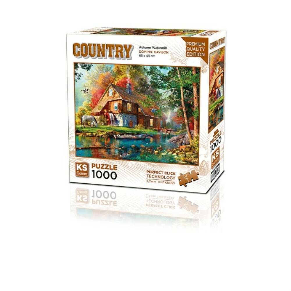 Autumn Watermill 1000 Parça Puzzle 20816